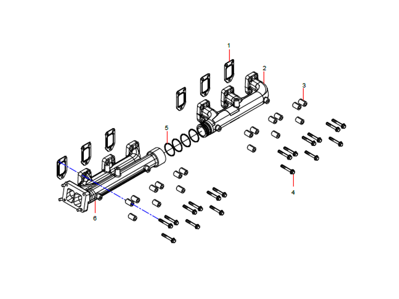 SANY Exhaust Manifold Group