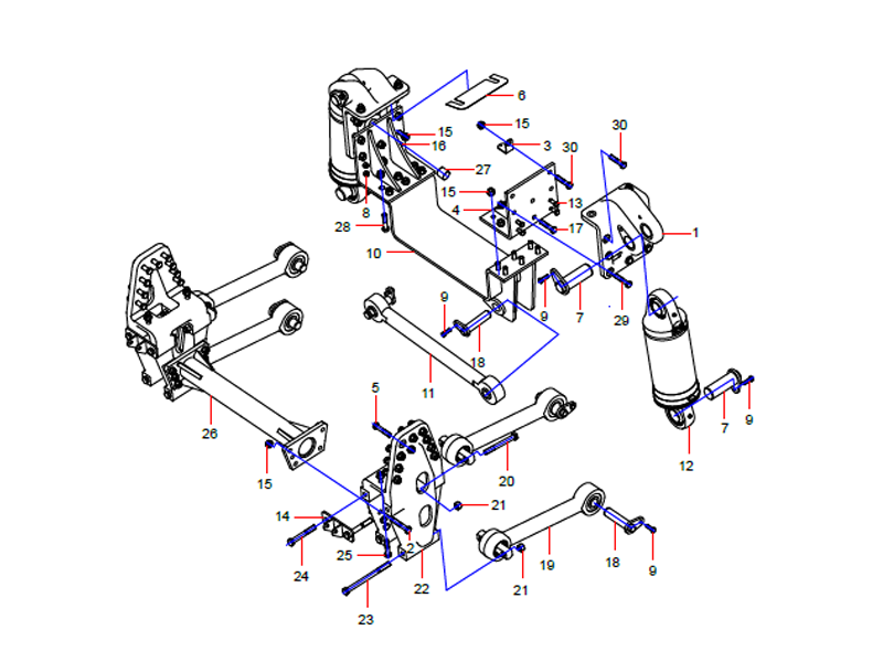 SANY Front Suspension Assemble