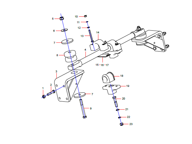 SANY Gearbox Rear Suspension