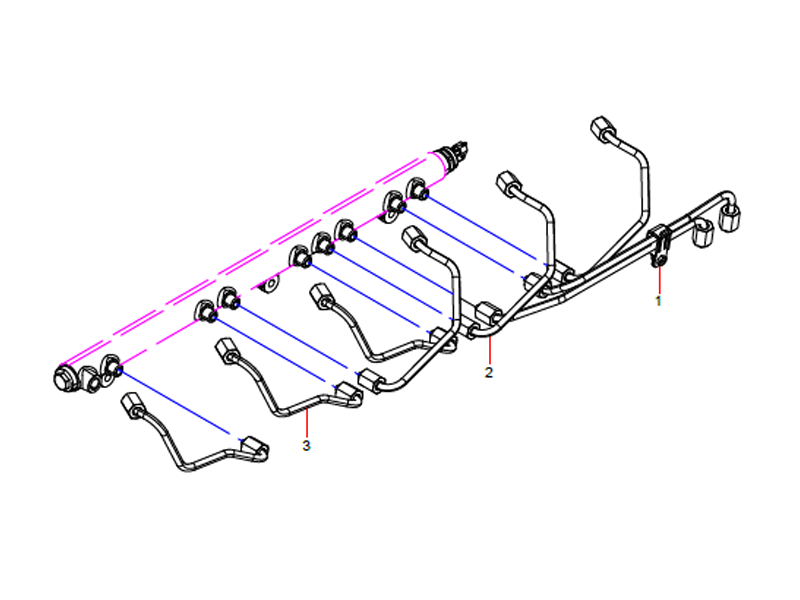SANY High Pressure Fuel Pipe Group