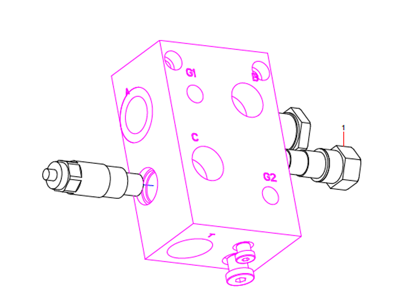 SANY Hydraulic Control Change Valve