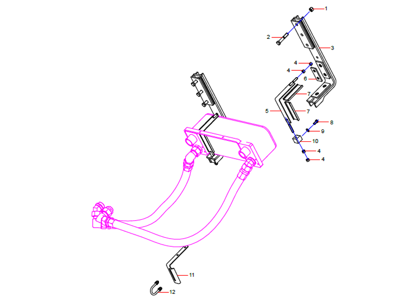 SANY Oil Cooler
