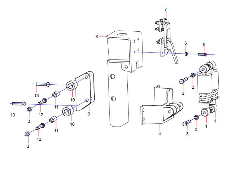 SANY Rear Suspension