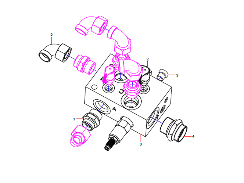 SANY Steering Valve Assembly
