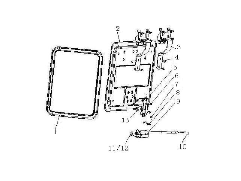 Sinotruk Howo A7 Cab Tool Box