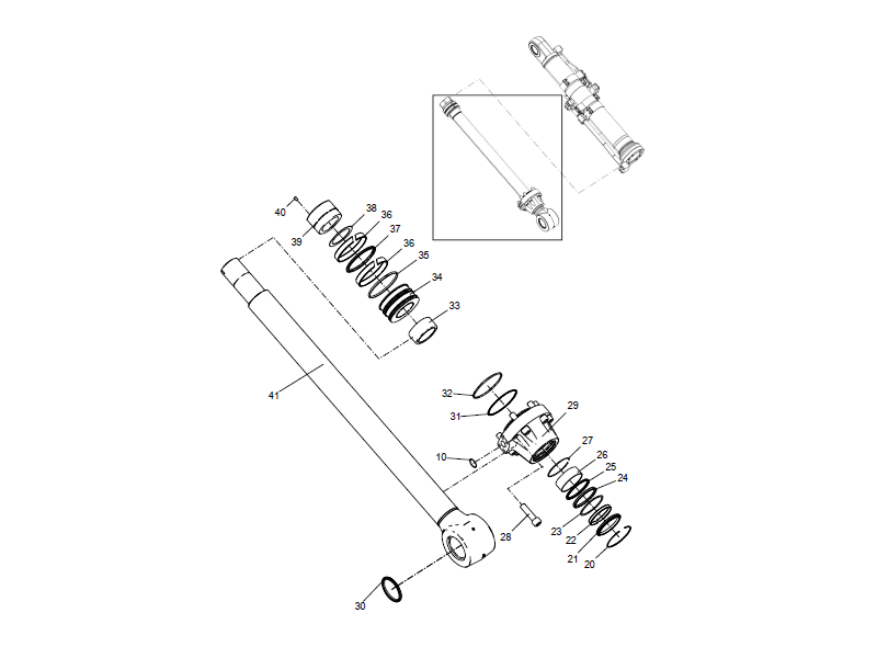 XCMG Bucket Cylinder