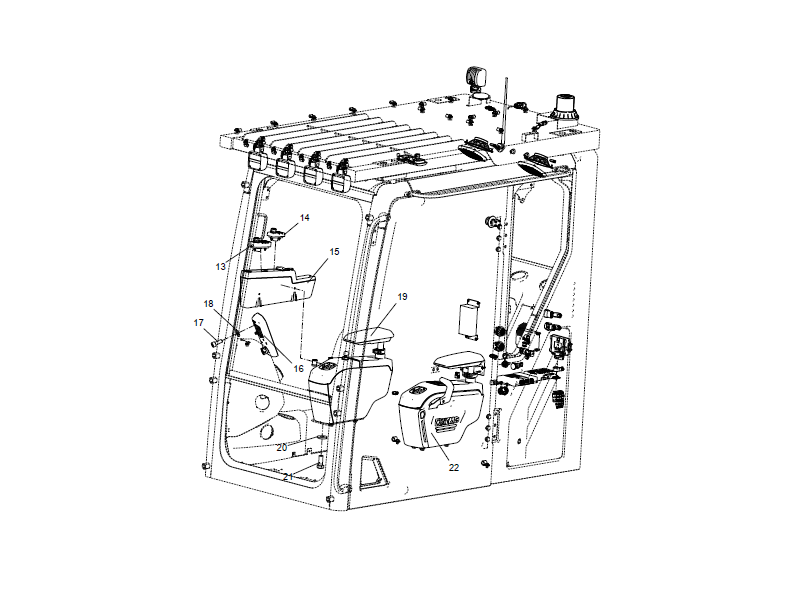 XCMG Driver’S Cab Electrical System