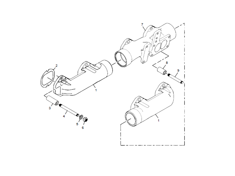 XCMG Exhaust Manifold