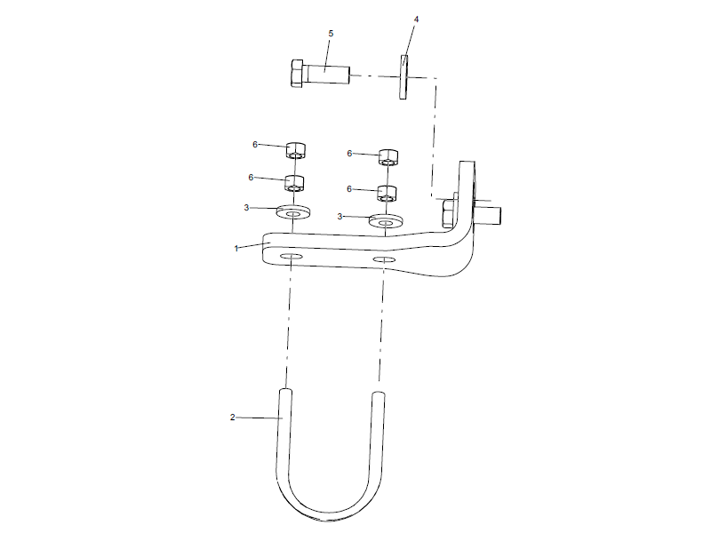 XCMG Pipe Clamp Assembly