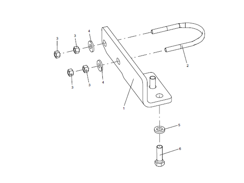 XCMG Pipe Clamp Assembly