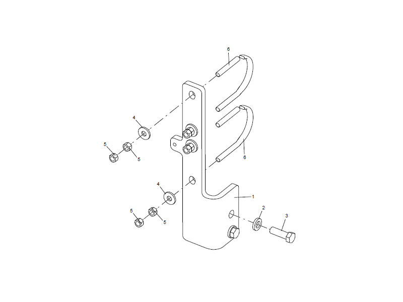 XCMG Pipe Clamp Assembly