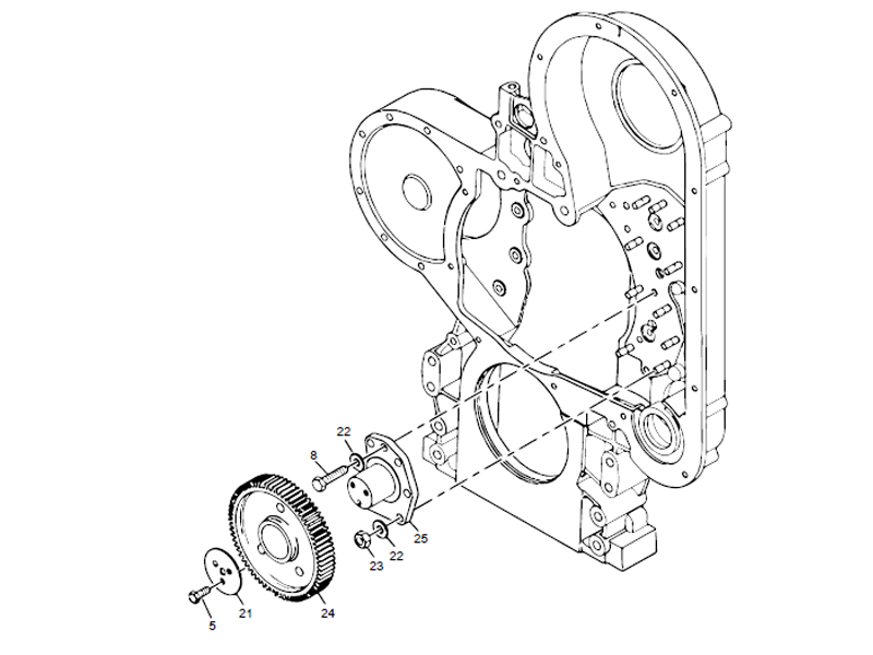 XCMG Timing Box Gear