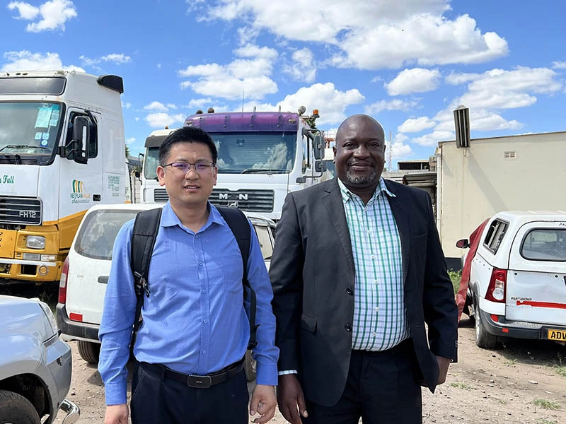 Algeria Sinotruk Parts Technical Team