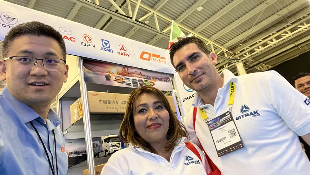 Meeting with Sitrak Agent at Expo Transporte ANPACT