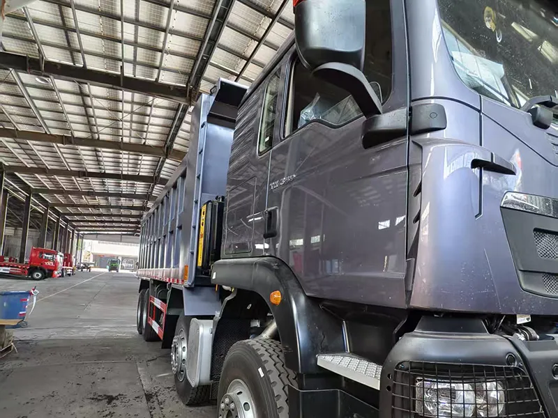 Uganda Howo 380 8x4 Dump Truck Operational View