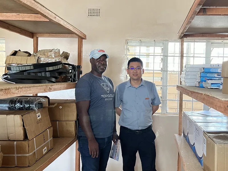 Guinea Howo Truck Parts Warehouse Exterior