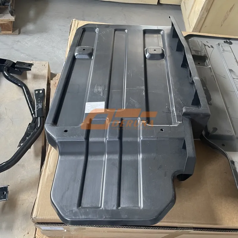 FAW Mudguard installed on truck