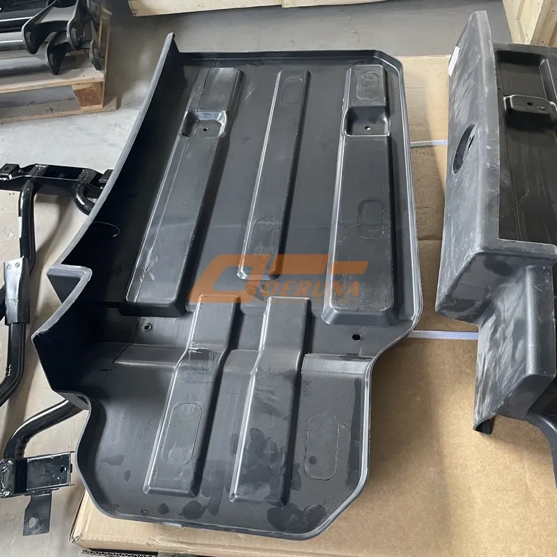 Close-up of FAW Mudguard material