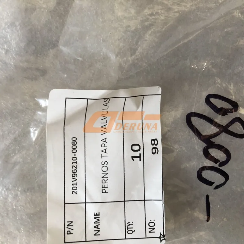 201V96210-0080 Mc 13 Valve Cover Bolts X10 English