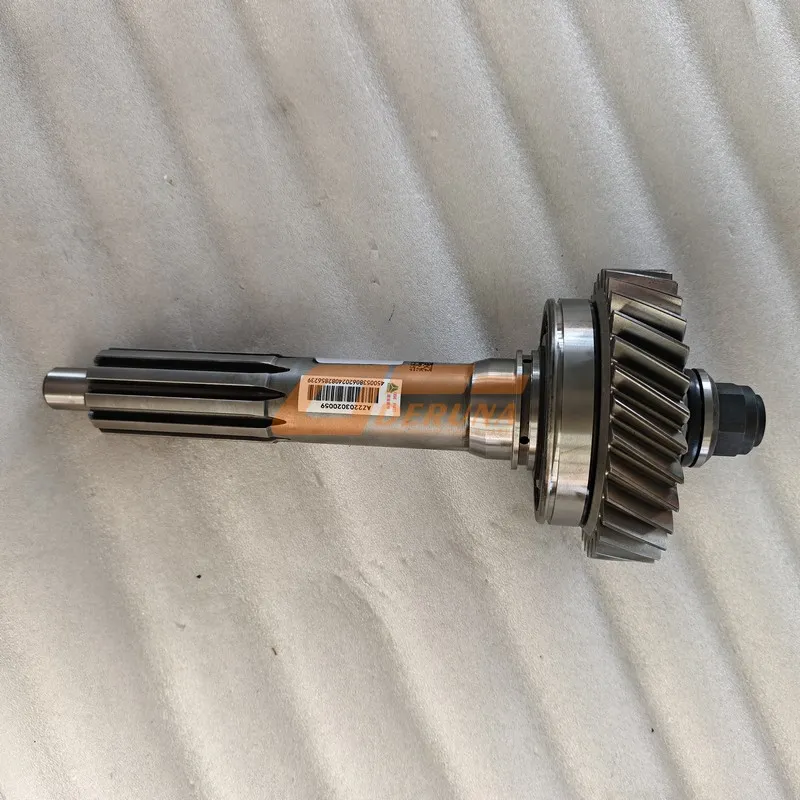 AZ2203020059 Input Shaft And First Axle Gear Assembly Spanish