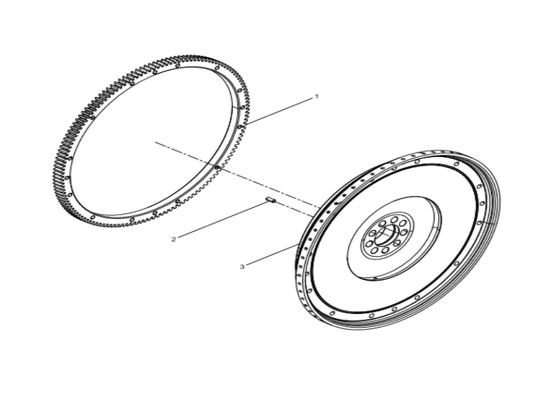WEICHAI WP12 Flywheel Assembly