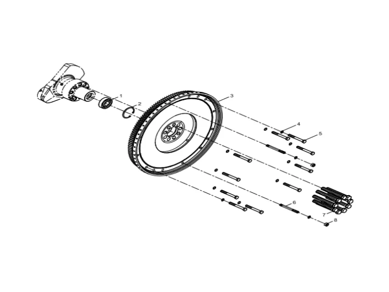 WEICHAI WP12 Flywheel Group