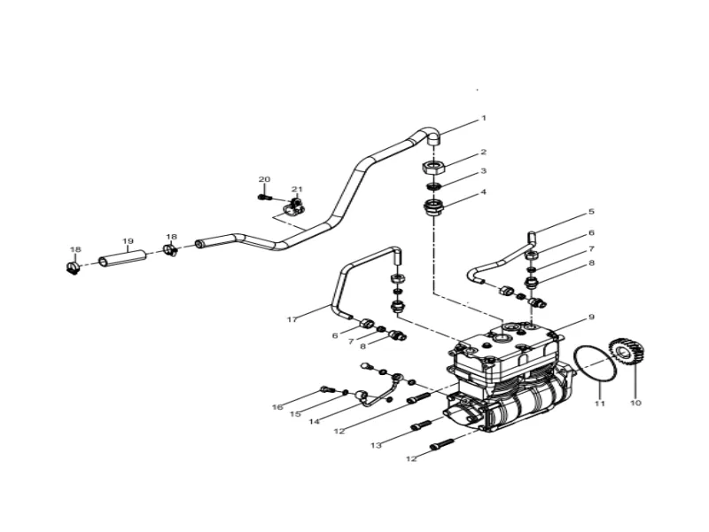 WEICHAI WP12 Air Compressor Group