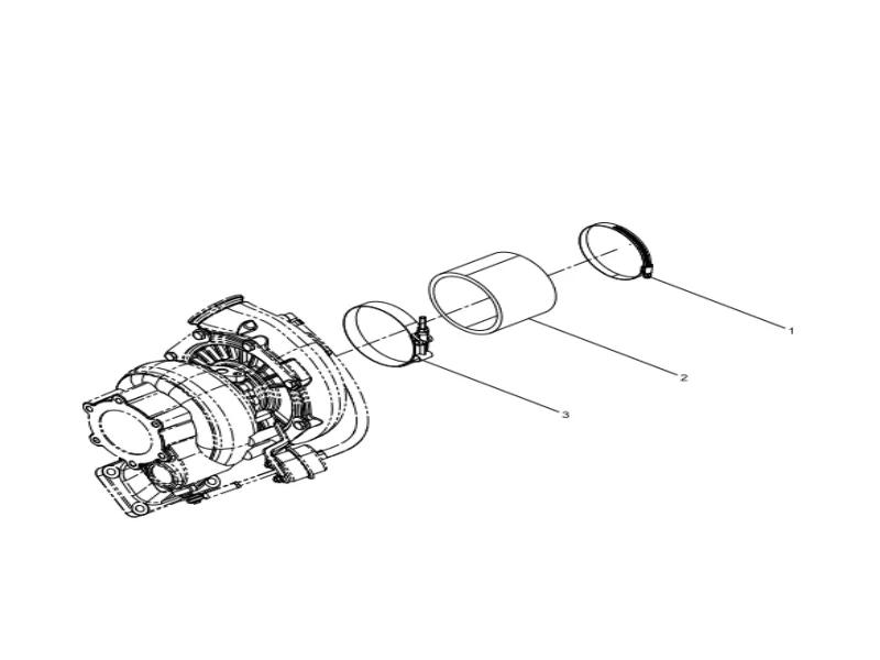 WEICHAI WP12 Compressor Pipeline Group