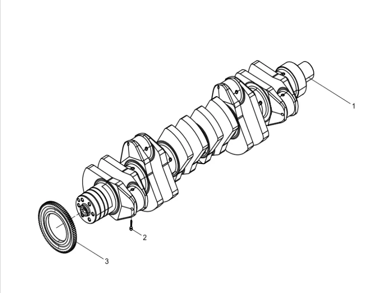 WEICHAI WP12 Crankshaft Assembly