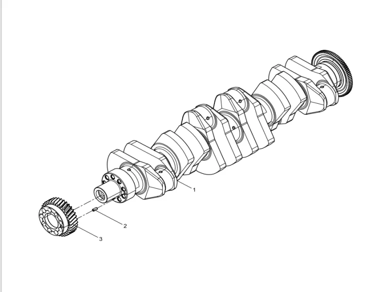 WEICHAI WP12 Crankshaft Group