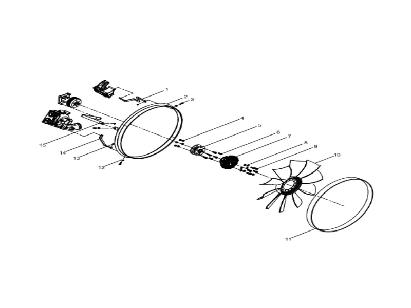 WEICHAI WP12 Fan And Hub Group