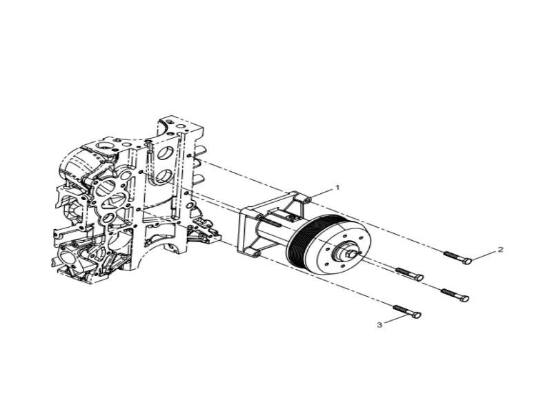 WEICHAI WP12 Fan Bracket Group