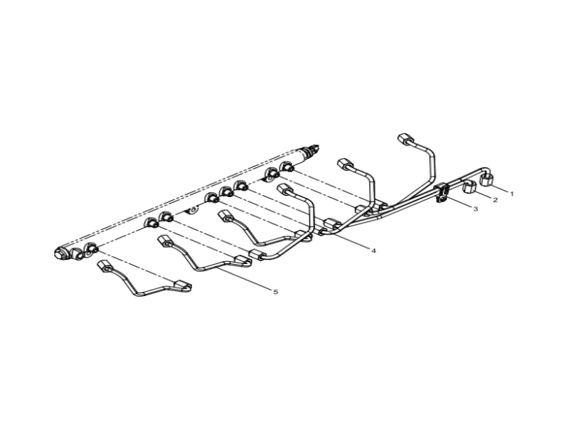 WEICHAI WP12 High Pressure Pipe Assembly