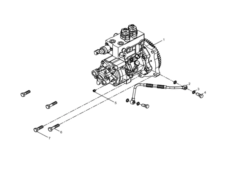 WEICHAI WP12 High Pressure Pump Assembly