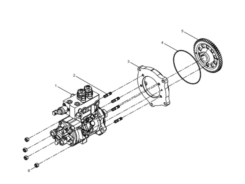 WEICHAI WP12 Injection Pump Assembly
