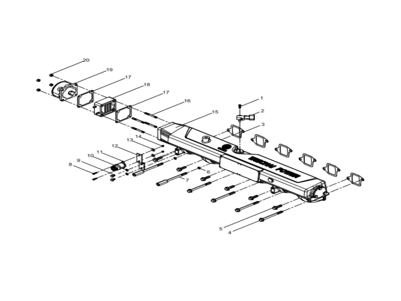 WEICHAI WP12 Intake System Assembly