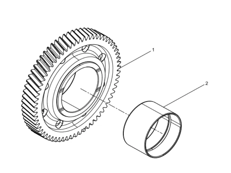 WEICHAI WP12 Intermediate Gear Subassembly