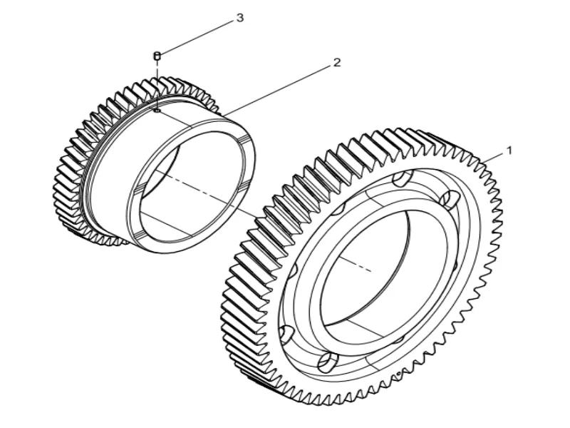 WEICHAI WP12 Middle Gear Set