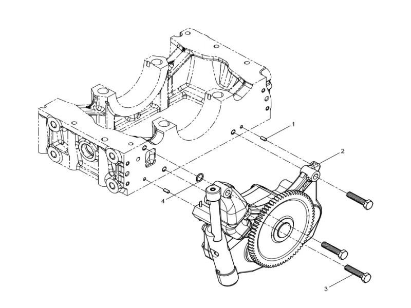 WEICHAI WP12 Oil Pump Assembly