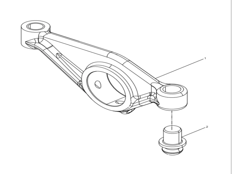 WEICHAI WP12 Rocker Arm Assembly