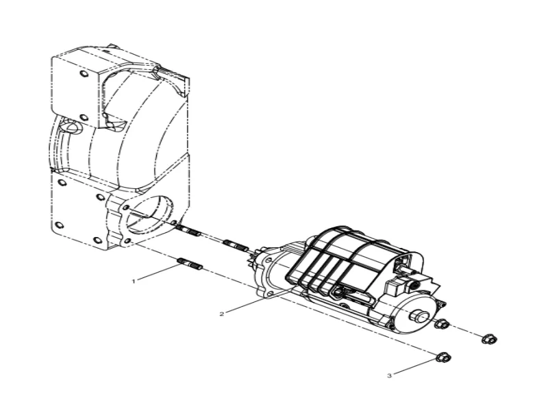 WEICHAI WP12 Starter Motor Group