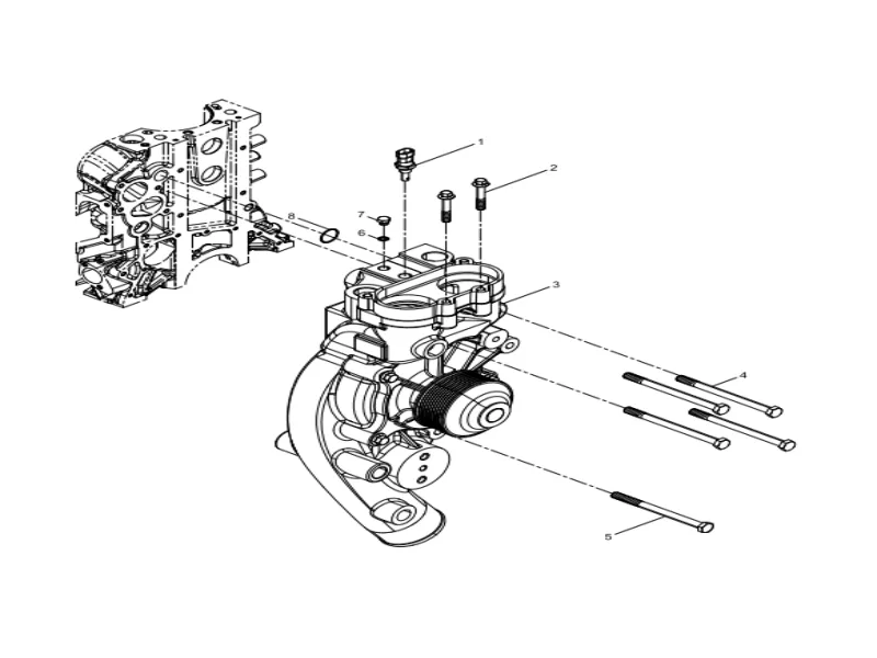 WEICHAI WP12 Water Pump Assembly