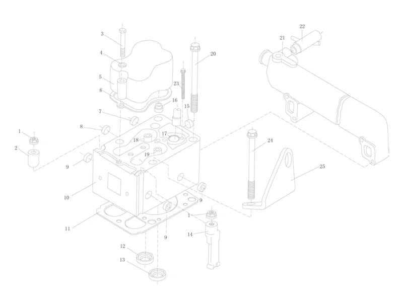 WEICHAI WP10 Engine Cylunder Head