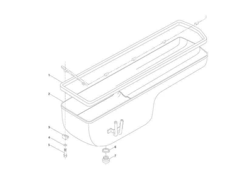 WEICHAI WP10 Engine Oil Pan