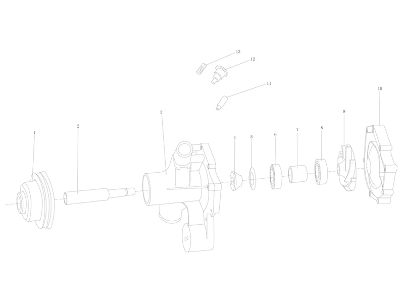 WEICHAI WP10 Engine Water Pump C