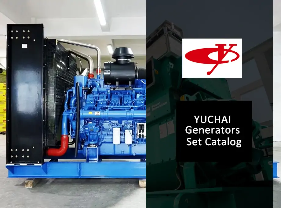 Yuchai Generators Set Catalog