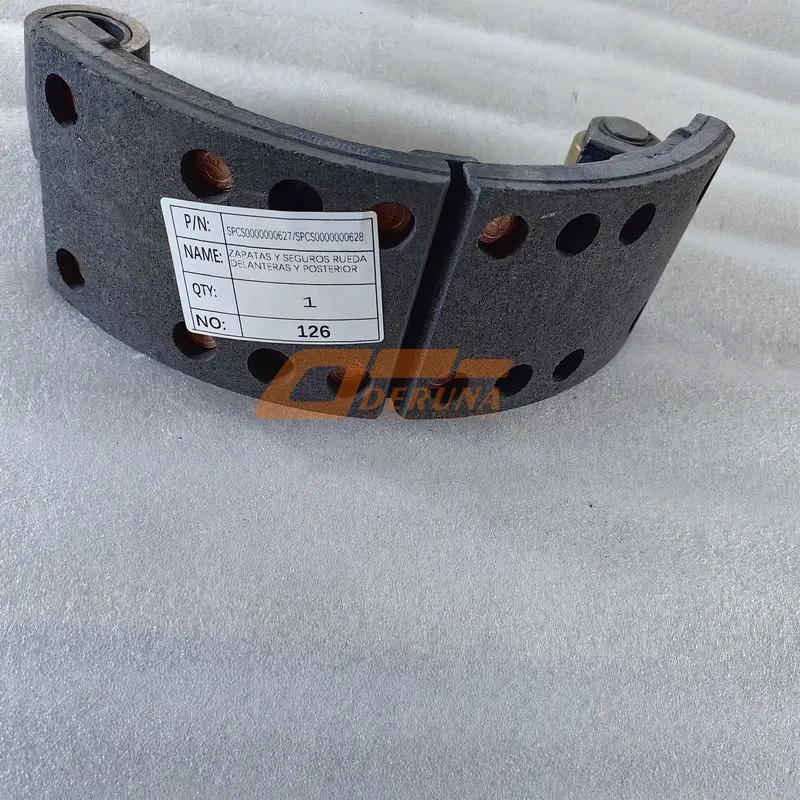 SPCS0000000627-SPCS0000000628 Front and Rear Brake Shoes and Locking Devices